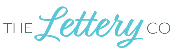 The Lettery Co Stationery Design